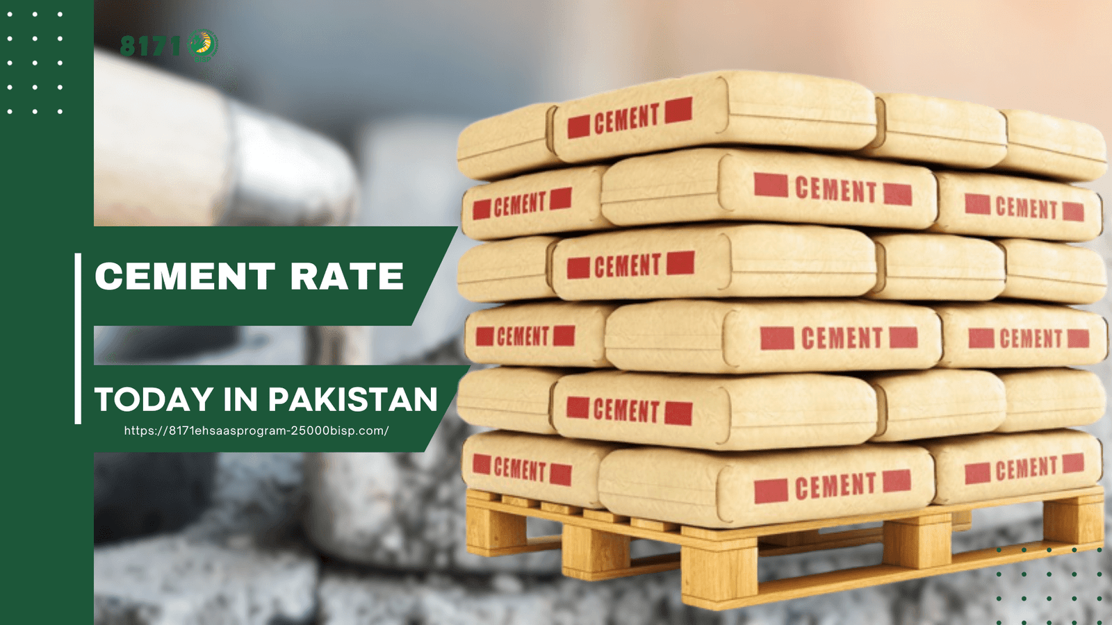 Cement Rate Today in Pakistan