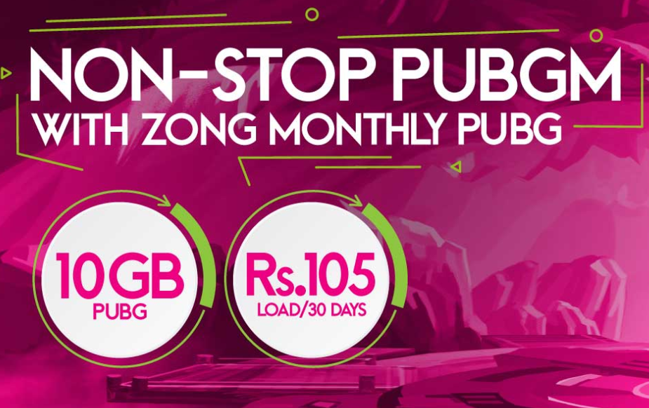 zong pubg package